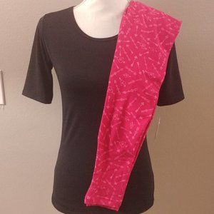 3/$30 - Lularoe OS Valentines Leggings - NWOT